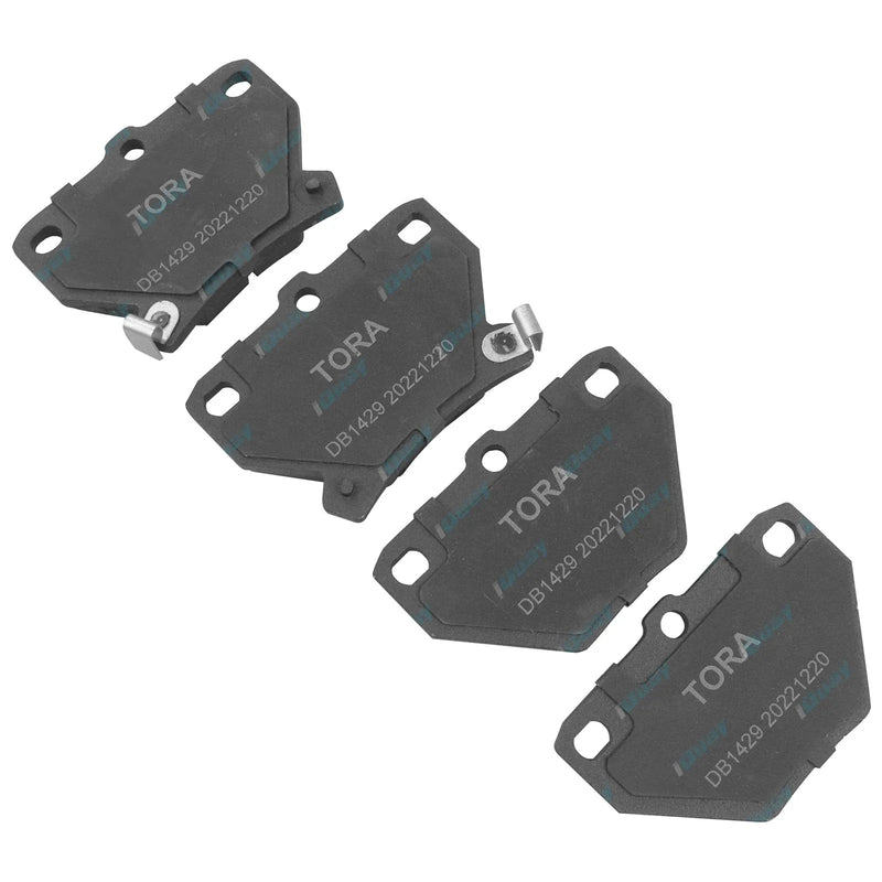 Toyota Corolla ZZE122 4cy 1ZZ-FE 1.8L 2001~2007 Rear Ceramic Brake Pad Set