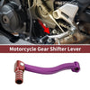 Kayo T6 Purple Lever Red Head Folding Gear Shifter Lever