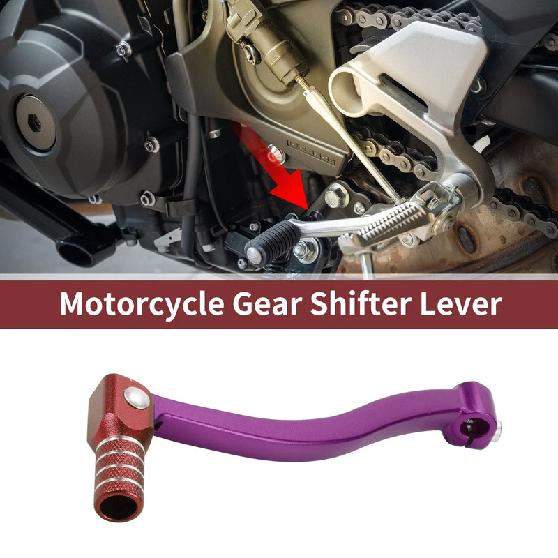 Kayo T6 Purple Lever Red Head Folding Gear Shifter Lever