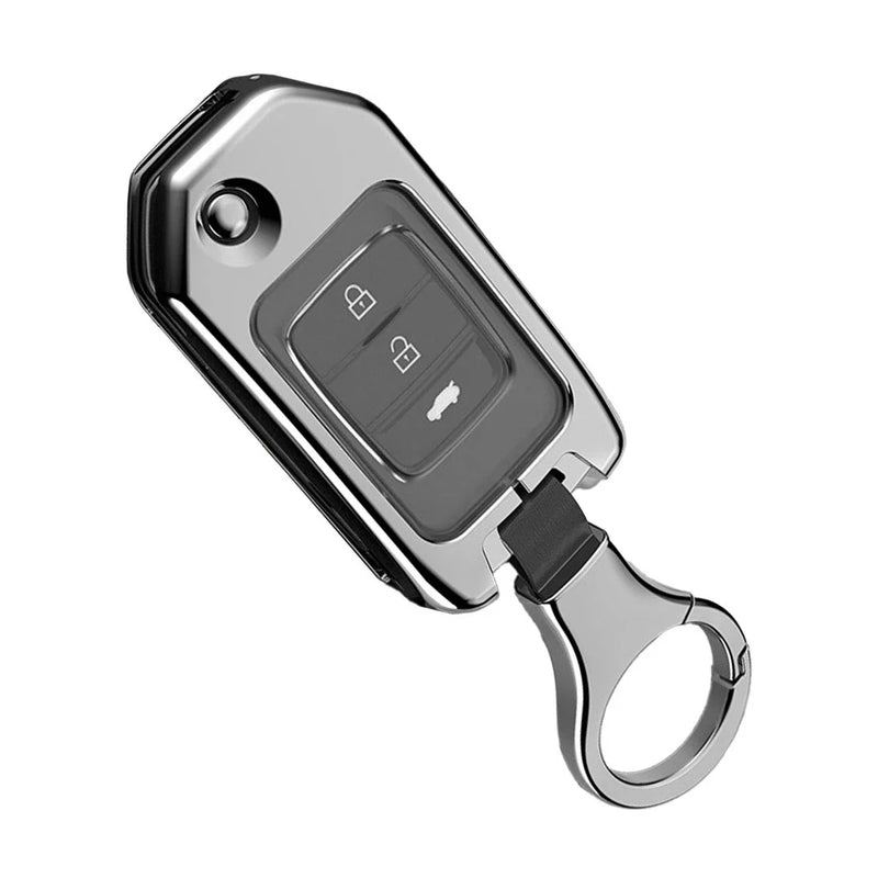Honda Accord CRV Odyssey Silver TPU Key Shell Cover (New)