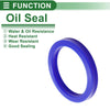 Car Oil Seal 5 Pcs Seal Ring Shaft Seal TPU 80x100x12mm Blue