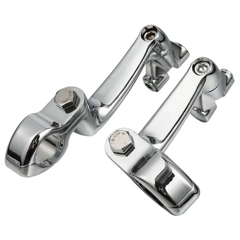 Harley 1 1/4" Adjustable Engine Guard Foot Pegs