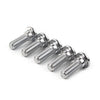 Disc Brake Rotor Screws 5 x M8x25mm Titanium Hex Socket Bolts