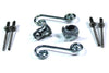2 x Dzus D4 AJ5 40 Panel Quick Release Fastener Quarter Turn Slotted + Clips