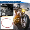 110cm Motorcycle Brake Clutch Oil Hose Line Red