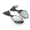 Honda Kawasaki Yamaha YZF R6S LED Turn Signal Rearview Mirrors (2006-2016)
