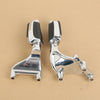 Harley Sportster 883 1200 Passenger Foot Pegs w/ Mount Bracket (2014-2022)