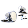 Classic Cars 4" Chrome Bullet Style Fender Door Mirror x2