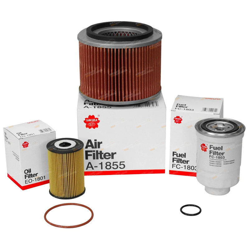 Patrol GU Air Oil Fuel Filter 3.0L Service Kit (2000 - 2007)