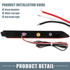 Toyota RAV4 Rear Bumper Reflector LED Brake Tail Lights (2019-2023)