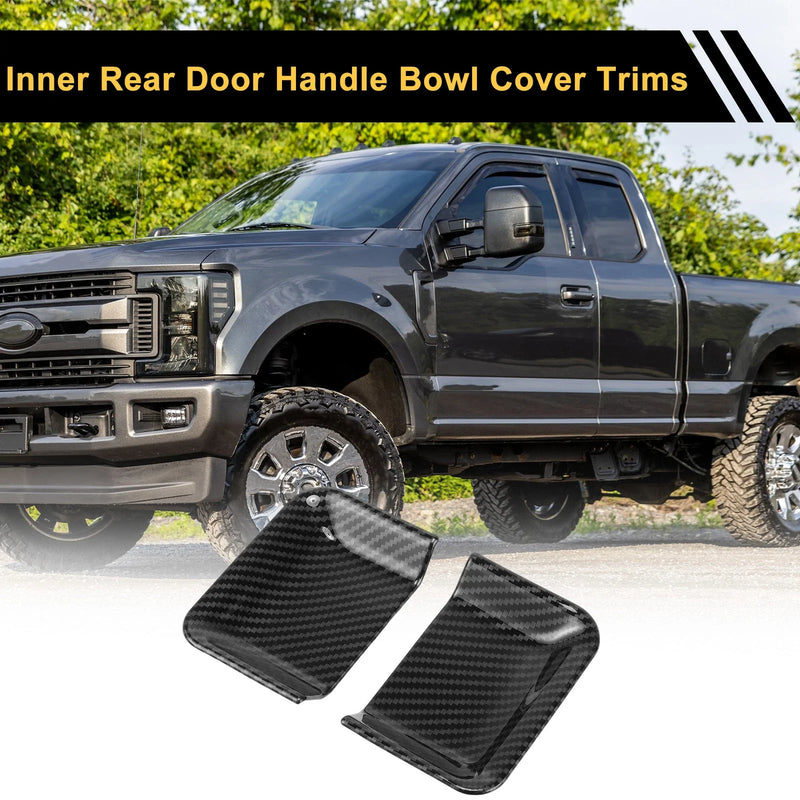 Ford F-150 2 x Car Inner Rear Door Handle Bowl Cover Trims (2021-2024)