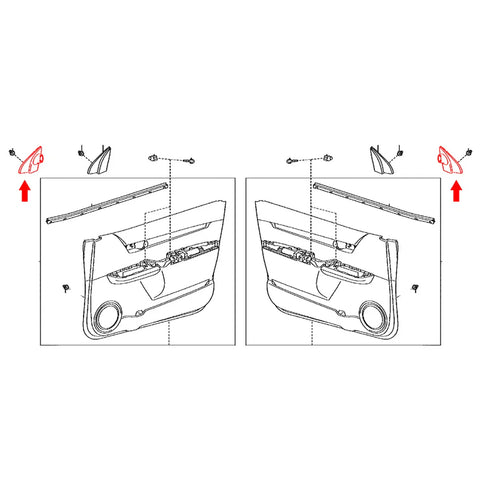 Toyota Hilux Revo 2015-2023 Front Door Lower Frame Bracket