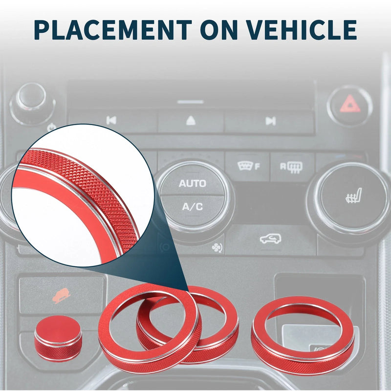 Land Rover Range Rover Evoque AC Media Switch Knob Cover (2012-2018)