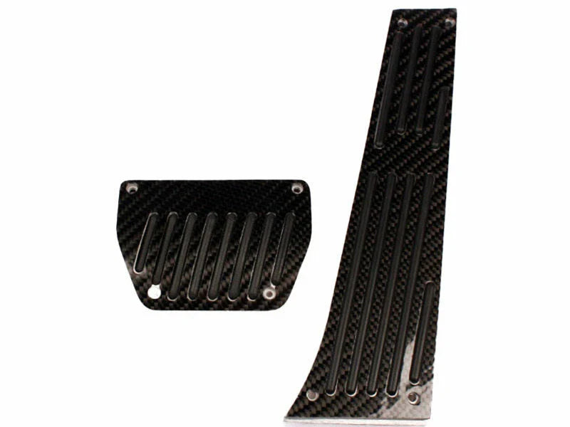 BMW E28 E34 E39 E60 E61 Black Carbon Look AT Pedals (1982-2010)