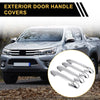 Toyota Tacoma 4pcs Chrome Silver Exterior Door Handle Covers (2016-2023)