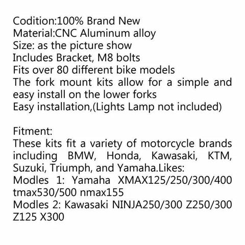 Motorcycle Scooter Headlight Bracket (TI)