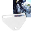 Silver Cruiser Choppers Bottom Mount Headlight Bracket Adapter