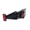 Motorcycle Universal Black Reflector Taillight Rear License Plate Bracket