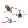 GY6 50CC 139QMB Scooter ATV Kick Start Kit Gear Shaft Spring Pinion