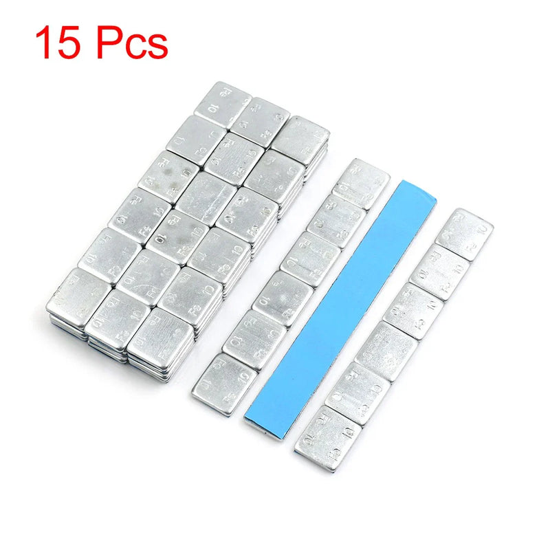 2.1oz Adhesive Back Wheel Balance Weights Strips 136x19mm 15pcs
