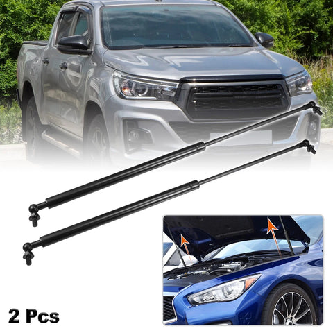 Toyota Hilux SR5 (2015-2019) Black Front Hood Lift Supports