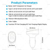 Car 125W Car Charger Type C Dual USB Quick Charge Smart Display