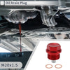Car Motorcycle Boat M20x1.5 Engine Oil Drain Plug with Gasket 1 Set