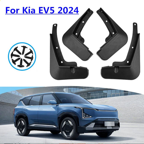 Kia EV5 4x Front/Rear Splash Guards Mud Flaps Mudguard (2024–2024)