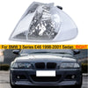 BMW E46 3-Series Sedan Clear Corner Parking Signal Lights (1999-2001)