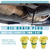 Ford Mustang 2015-2020 - Set of 3 Engine Oil Drain Plug