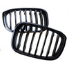 2018-2021 BMW X3 G01 X4 G02 Gloos Black Front Bumper Kidney Grille (2018-2021)