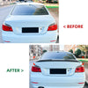 BMW 5 Series E60 Gloss Black Rear Boot Spoiler Lip (2004-2010)
