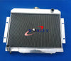Jeep CJ Series 3 Row Aluminum Radiator + Fans (1970-1986)