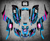 Yamaha Raptor 660 ATV Graphics Kit - DUKE Style Decals (2001-2005)