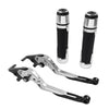Honda CRF1000L CRF1100L Silver Extendable Brake Clutch Lever (2016-2023)