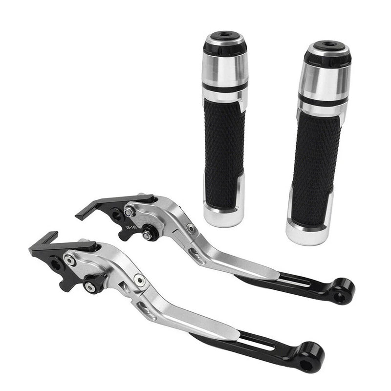Honda CRF1000L CRF1100L Silver Extendable Brake Clutch Lever (2016-2023)
