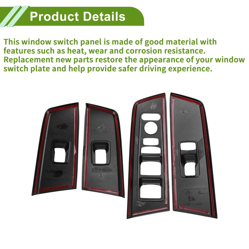 Honda CR-V 4 x Window Switch Bezel Covers (2023-2025)