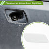 Toyota Prado (2012-2015) White Front Right Washer Nozzle Cover