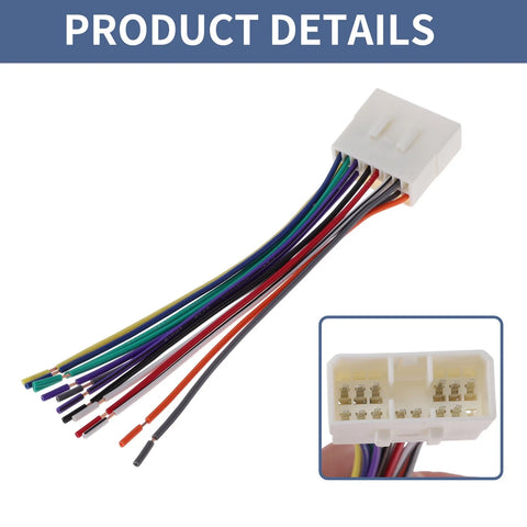 Suzuki Esteem Car Stereo CD Player Wiring Harness (2001-2002)