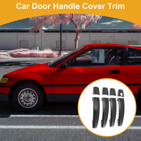 Chevrolet Cruze Car Door Handle Cover Trim Carbon Fiber Black (2011–2015)
