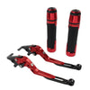 Honda CBR125R CBR250R Red Extendable Brake Clutch Levers (2004-2016)