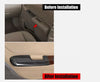 Toyota Corolla 4X / Black Wood Door Armrest Cover Trim Cap (2003–2008)