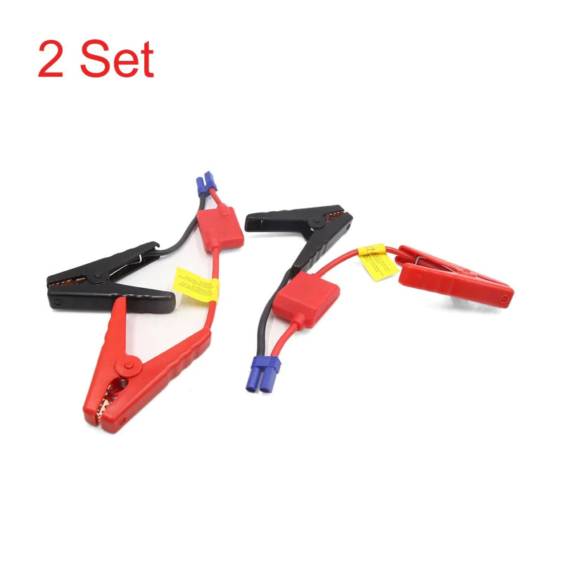 Car Motorcycle Emergency Alligator Clamps 2 x Booster Battery Clips