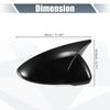 Kia Forte Cerato K3 Rearview Mirror Cover Overlay Gloss Black (19-24)