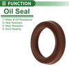 Oil Seal 22.4x30.4x4.5mm Brown 5 Pcs