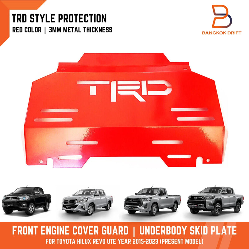 Toyota Hilux Fortuner 15-23 Steel Front Engine Cover Skid Plate