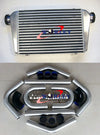 Universal Intercooler 450x300x75mm + 76mm 3" Aluminum Piping & Hose Kit