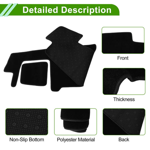 Suzuki Spacia MK53S (2017-Current) Black Polyester 1 Pc Dashboard Cover