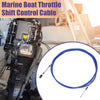 Throttle Shift Control Cable 500cm 16FT Marine Boat Blue