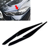 BMW X5 X6 G05 G06 Black Headlight Eyebrow Eyelids Covers (2023-2025)